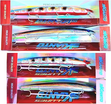 Kit 4 Esche Long Jerk Per Spigola, Barracuda E Pesce Serra - Foto 7