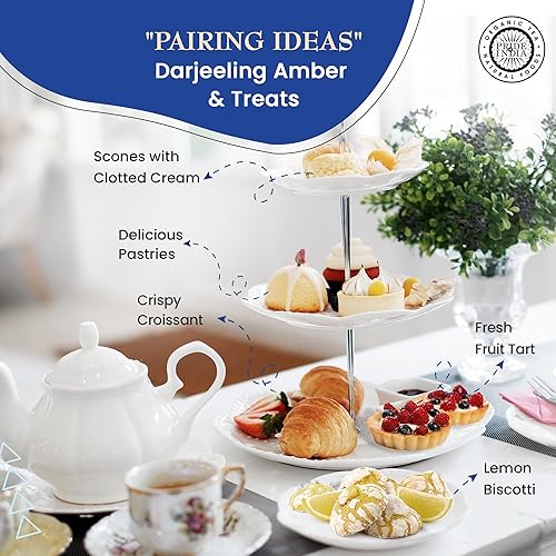 Vista 51 de Pride Of India - Té Natural Energize Ayurveda (Tulsi Negro), 25 Bolsas de Té