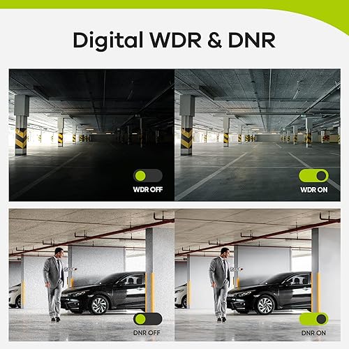 Miniatura 4 de SANNCE Cámaras de seguridad para el hogar con cable de 1080p con visión nocturna EXIR de 100 pies, impermeable IP66 para cámara de seguridad de