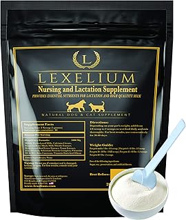 Nursing Supplement and Vitamins for Nursing Dogs and Cats - Nursing, Lactation and Recovery Supplement for Breeders - Muscle & Mental Development for Puppies and Kittens - 200g