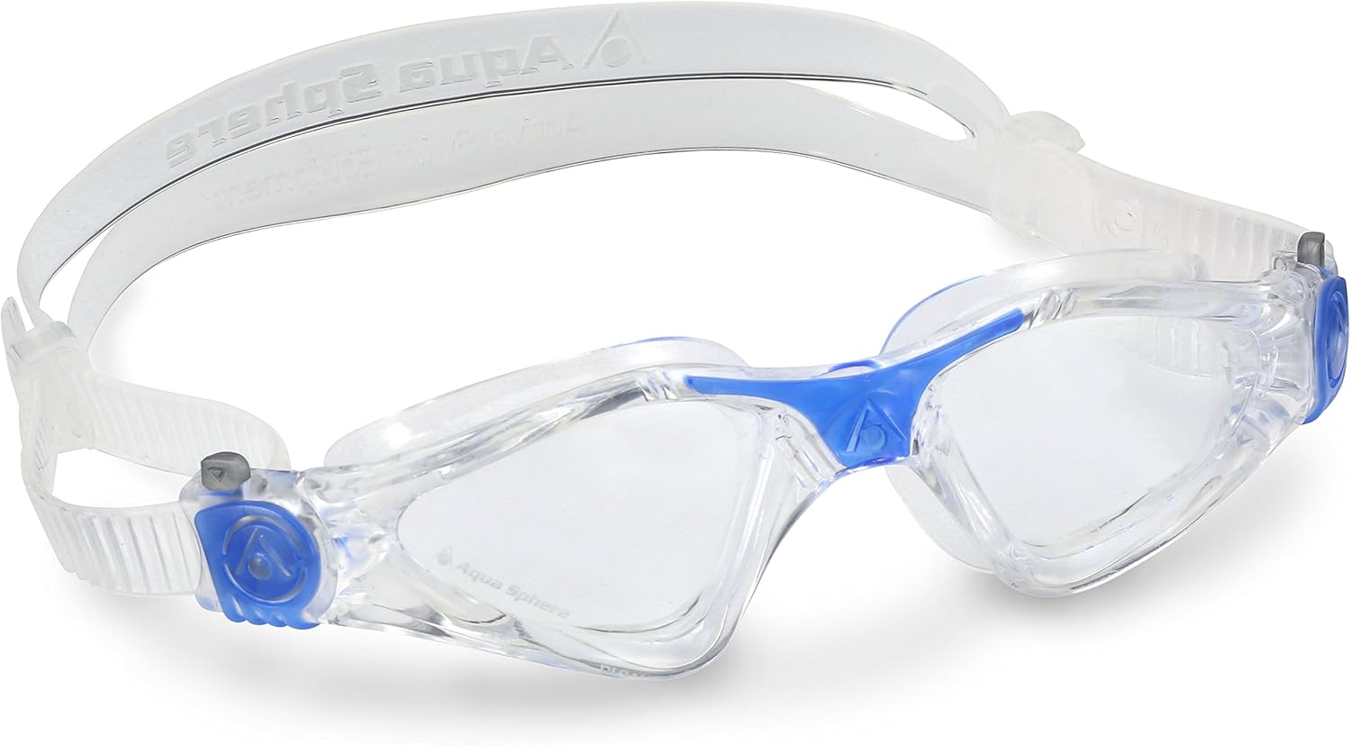 Aqua Sphere Kayenne Goggle with Low Profile Clear Lens, Deep Blue