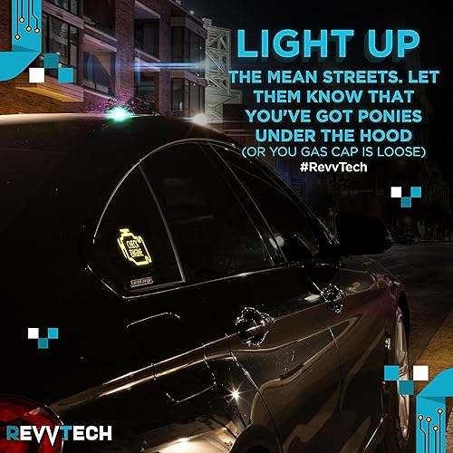 Miniatura 3 de RevvTech Etiqueta engomada del coche de la luz LED del motor del control del LED  enciende la etiqueta engomada electroluminiscente dinámica con