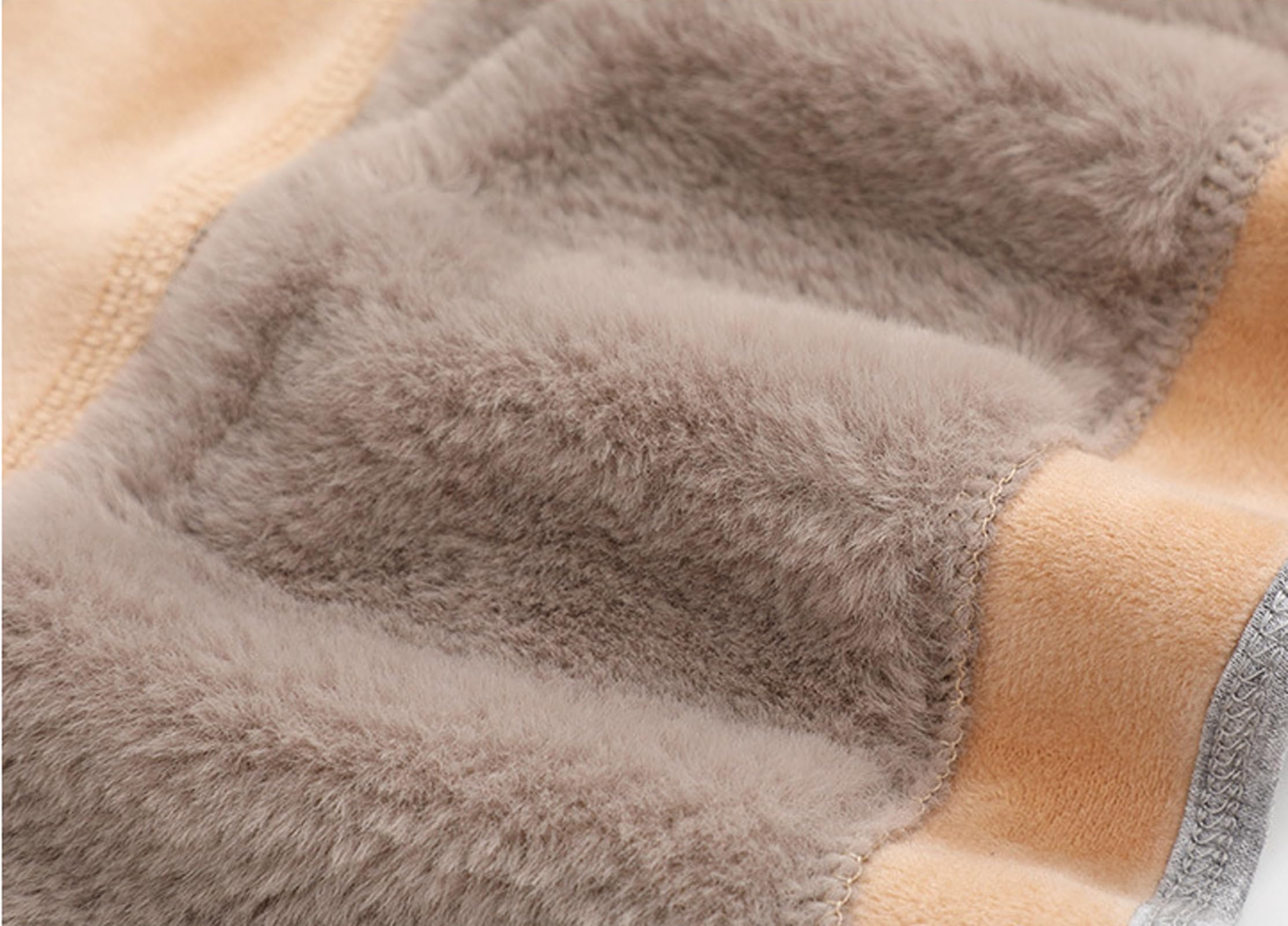 Elderly Men Wome Fleece Lining Shoulder Warmer Winter Coldproof Wearable Faux Fur Shoulder Wrap Shawl Aged Care Products Arthritis Rheumatism Shoulder Cover Protector Shrug - Image 3