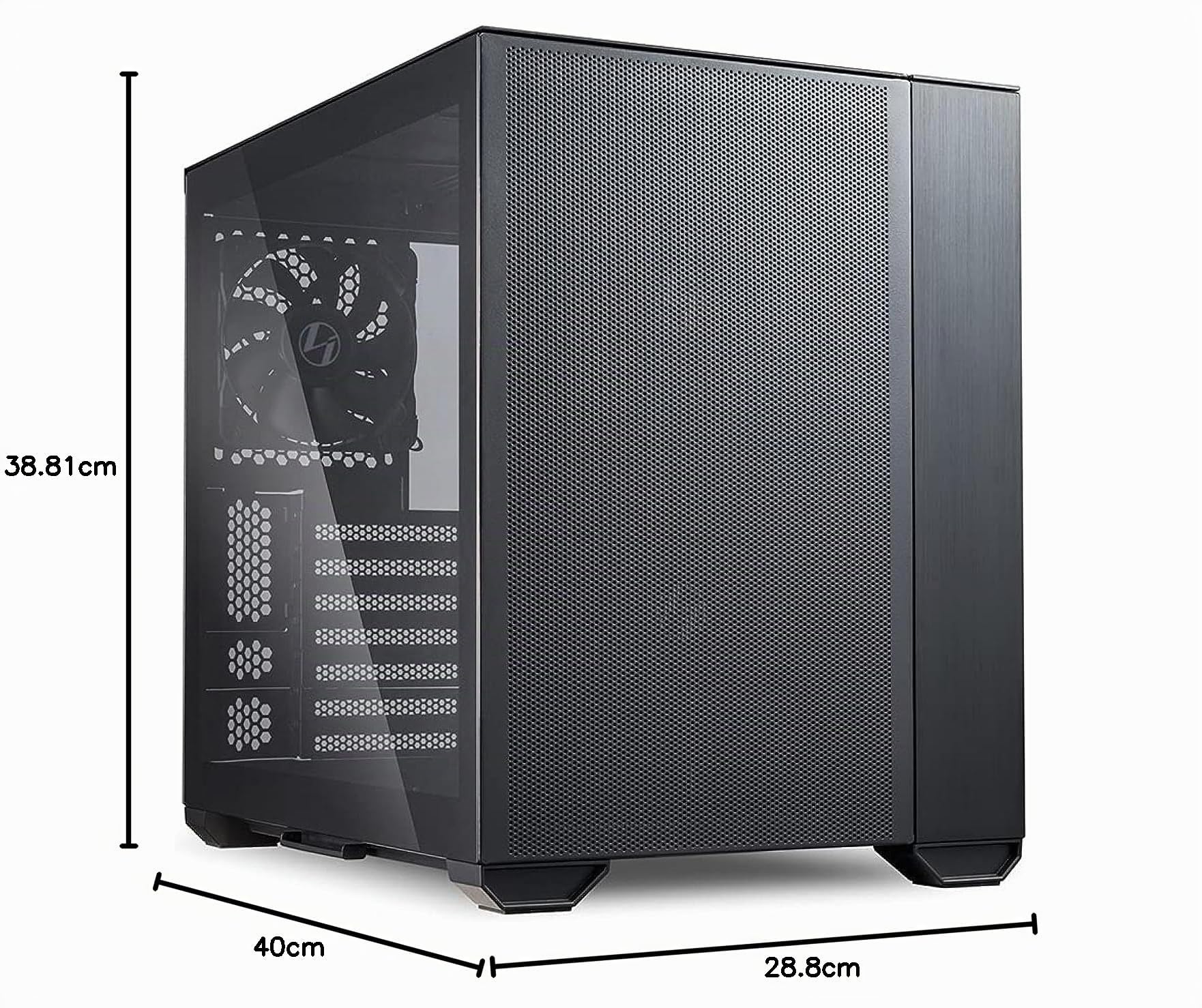 Lian-Li O11 AIR Mini Custodia per computer ATX Mini Tower Nero SPCC/Alluminio/Vetro Temperato - O11AMX