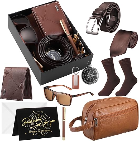 12-Piece Men's classic accessories gift box set