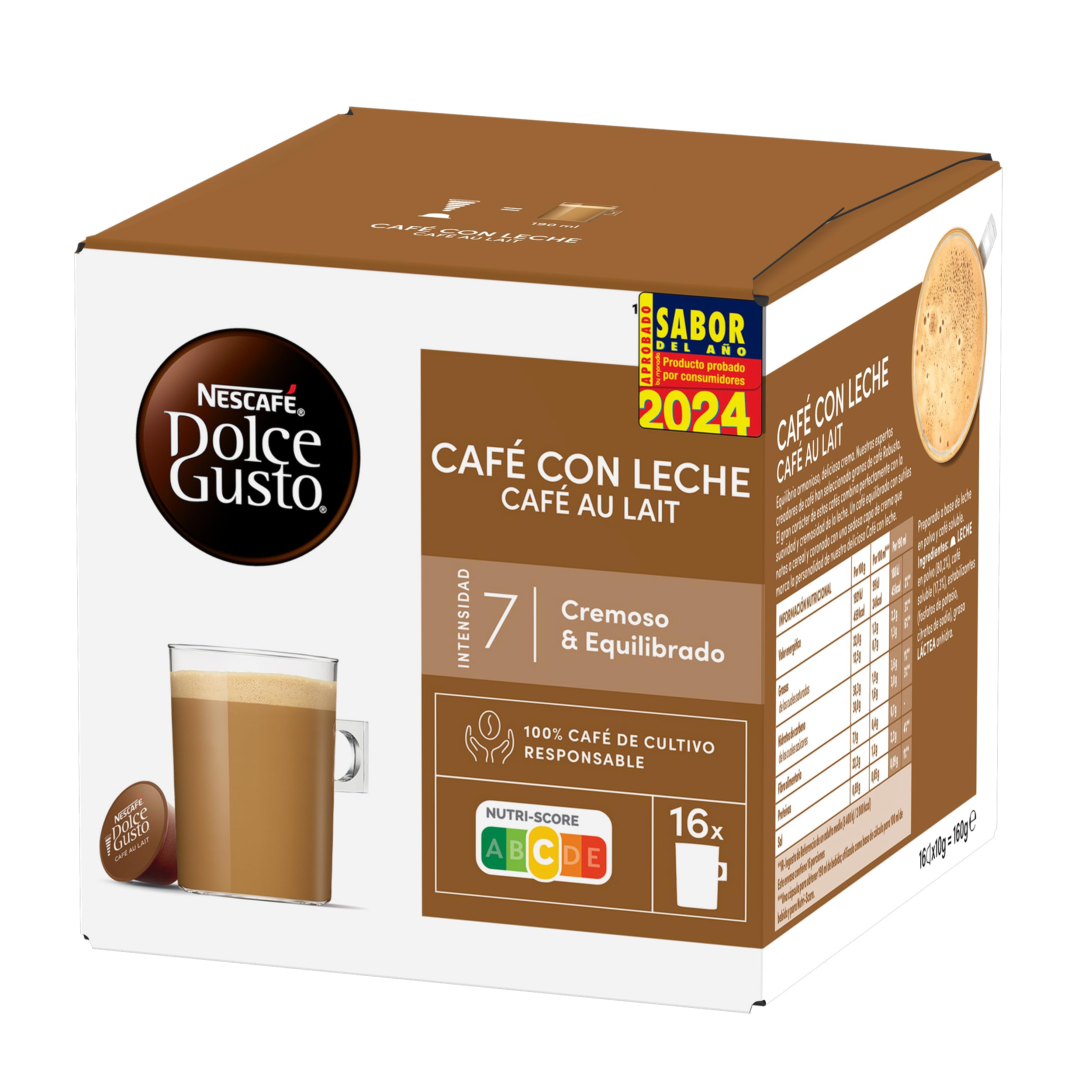 Nescafe Dolce Gusto Cafe Au Lait 160g (B0071Z64V6) Amazon Price History, Amazon Price Tracker
