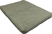 Vista 4 de Gold Bond Colchón futón de algodón de 4 pulgadas, conducto, matrimonial, negro