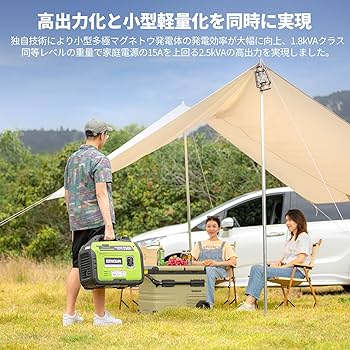 新品　EENOUR インバーター発電機 DK2500IS インバーター発電機DK2500iS 2.5kVA/2500W – EENOUR