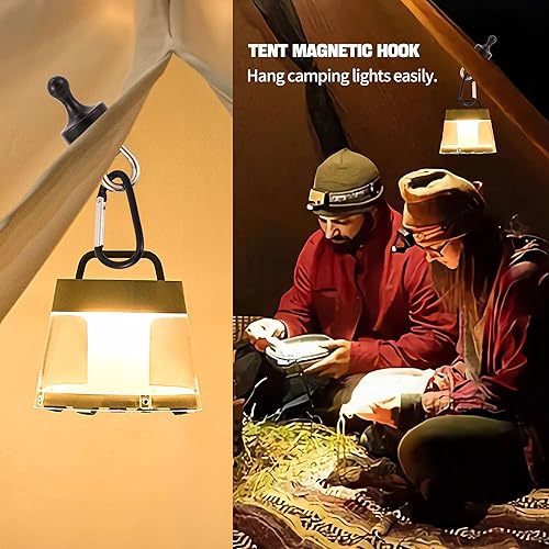 Miniatura 6 de Ganchos magnéticos para toldo, gancho con clip magnético con mosquetón para campamento, imanes de tierra resistentes, colgante de crucero, toldo