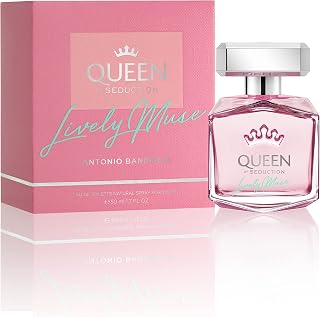 Perfume Feminino EDT Queen Of Seduction Lively Muse, Rosa, Antonio Banderas, 50 ml