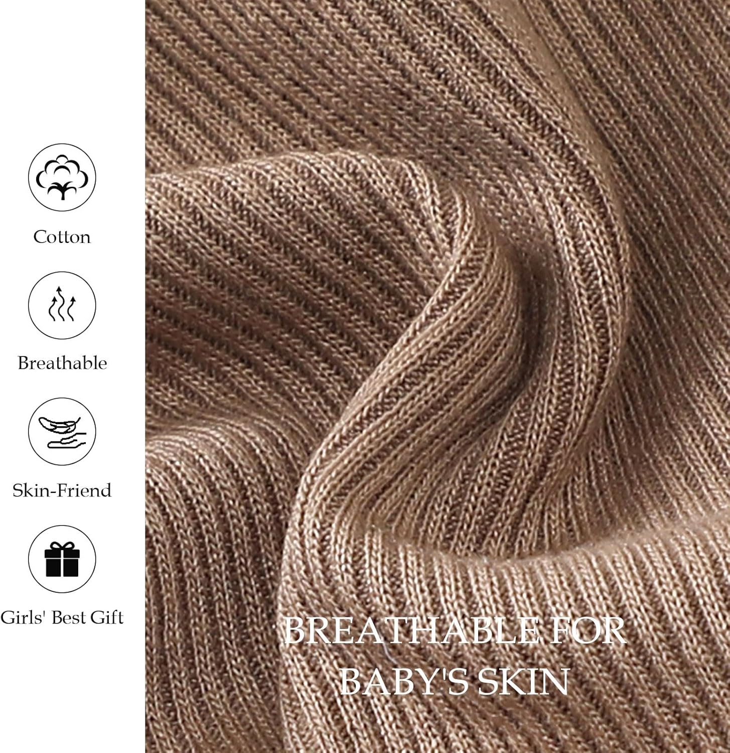 SOBOWO Toddler Girl Shorts Ribbed 3 Pack Baby Girls Solid Soft Elastic Waist Casual Playing Shorts Summer Short Pants - Image 6