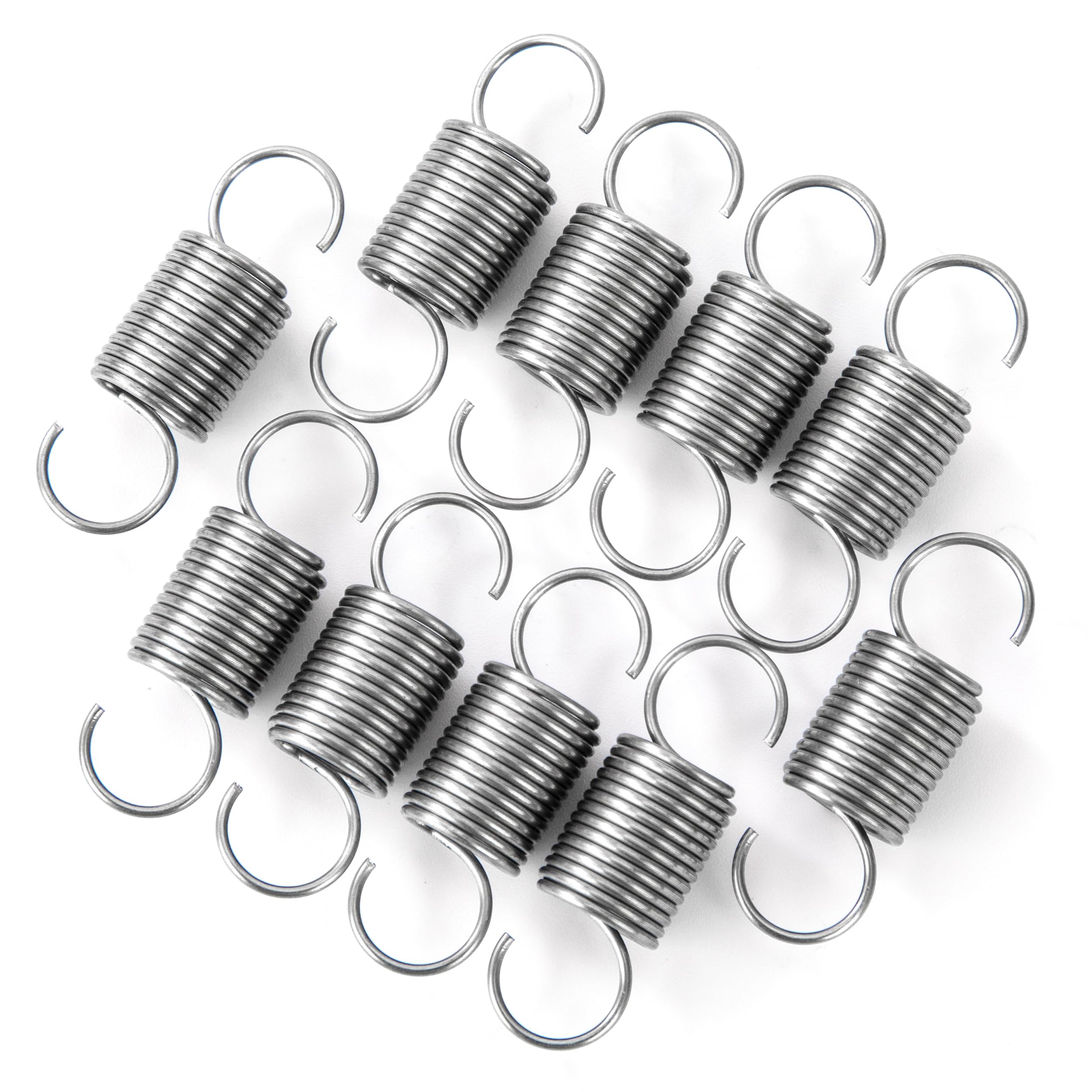 Molle A Trazione 30mm - Acciaio Inox, Doppio Gancio, 20 Pezzi - Foto 4