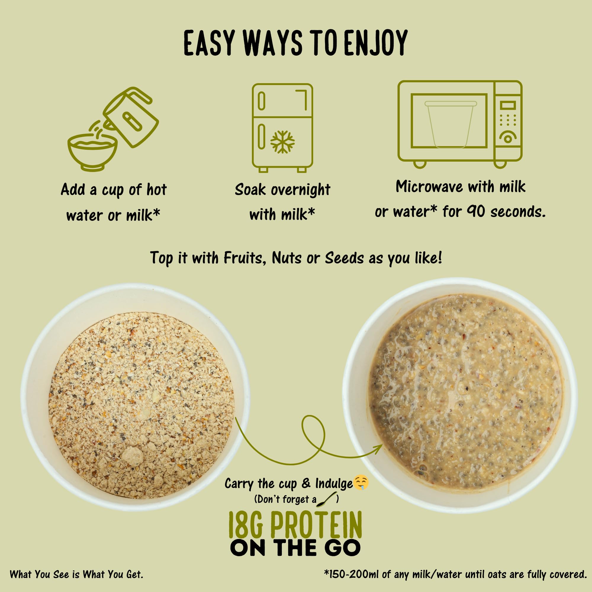 LoveArth High Protein On The Go - Almond Coconut 74g Cup 4