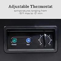 Vista 3 de Igloo Congelador de cofre de 5.0 pies cúbicos con cesta extraíble, puerta independiente, rango de temperatura de -10 a 10 F, descongelación frontal