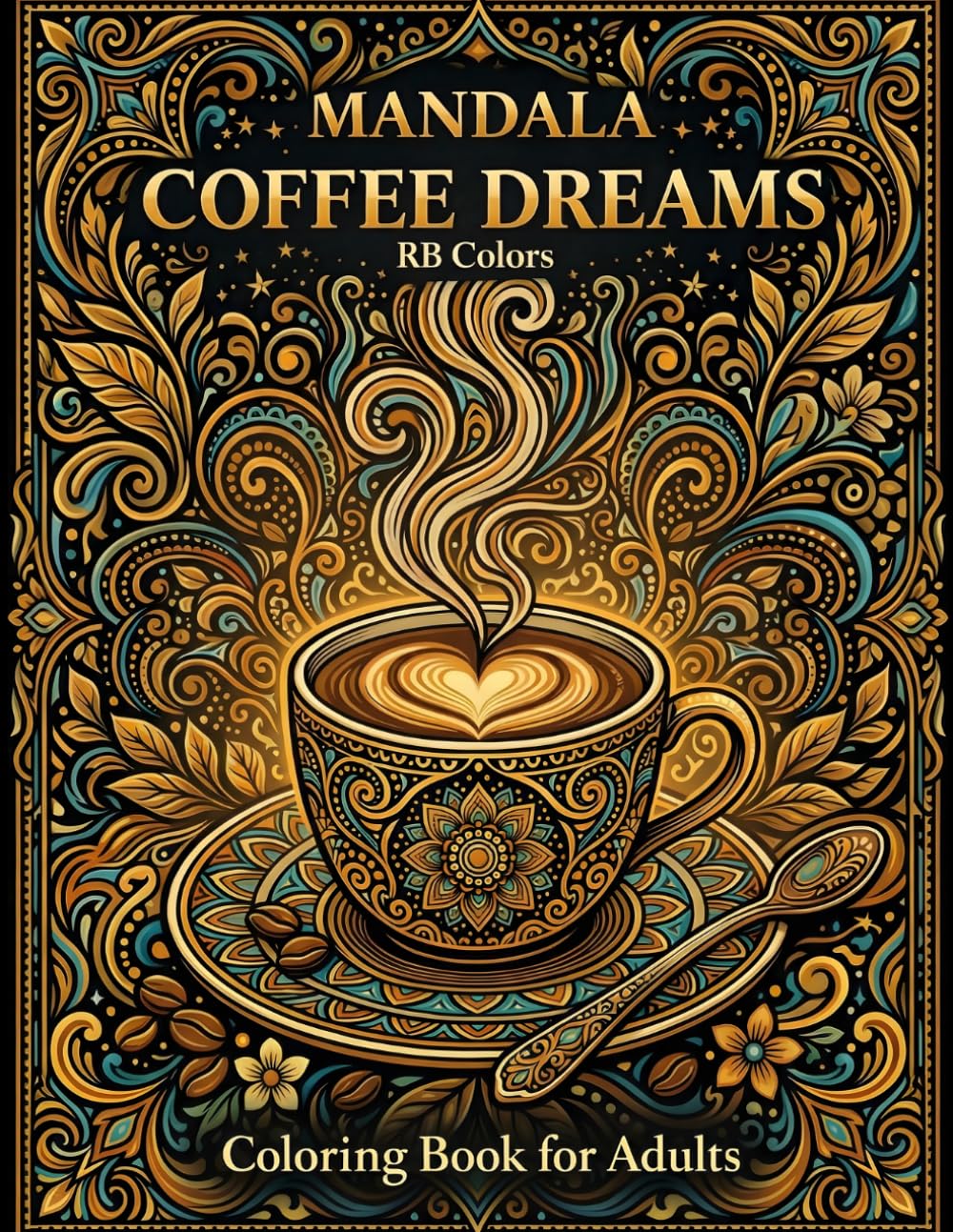Mandala Coffee Dreams: Coloring Book for Adults