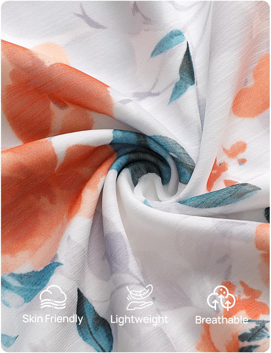 ZESICA Women's 2026 Boho Floral Sleeveless Maxi Dress Ruffle One Shoulder Elatsic High Waist Beach Party Long Dresses - Image 6