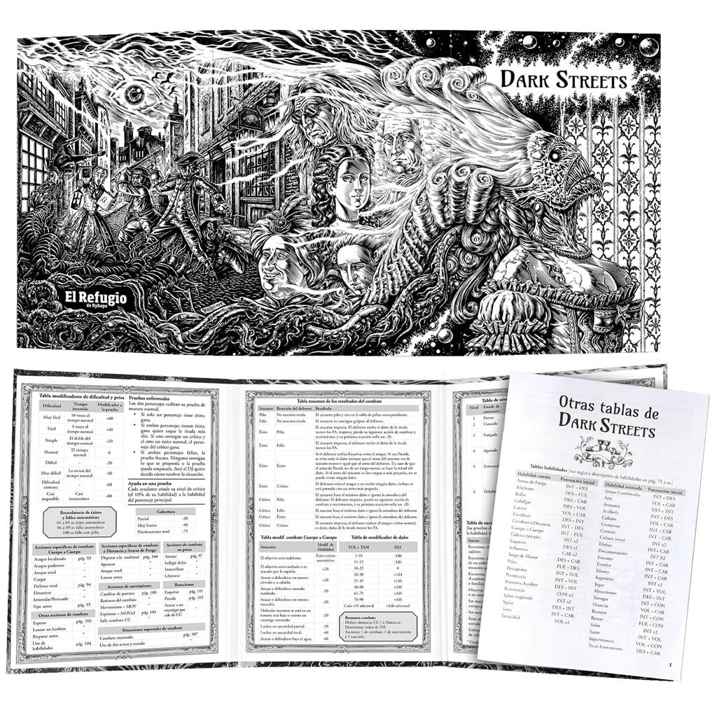 El refugio de Ryhope Dark Streets - Game Director Display - Spanish Expansion