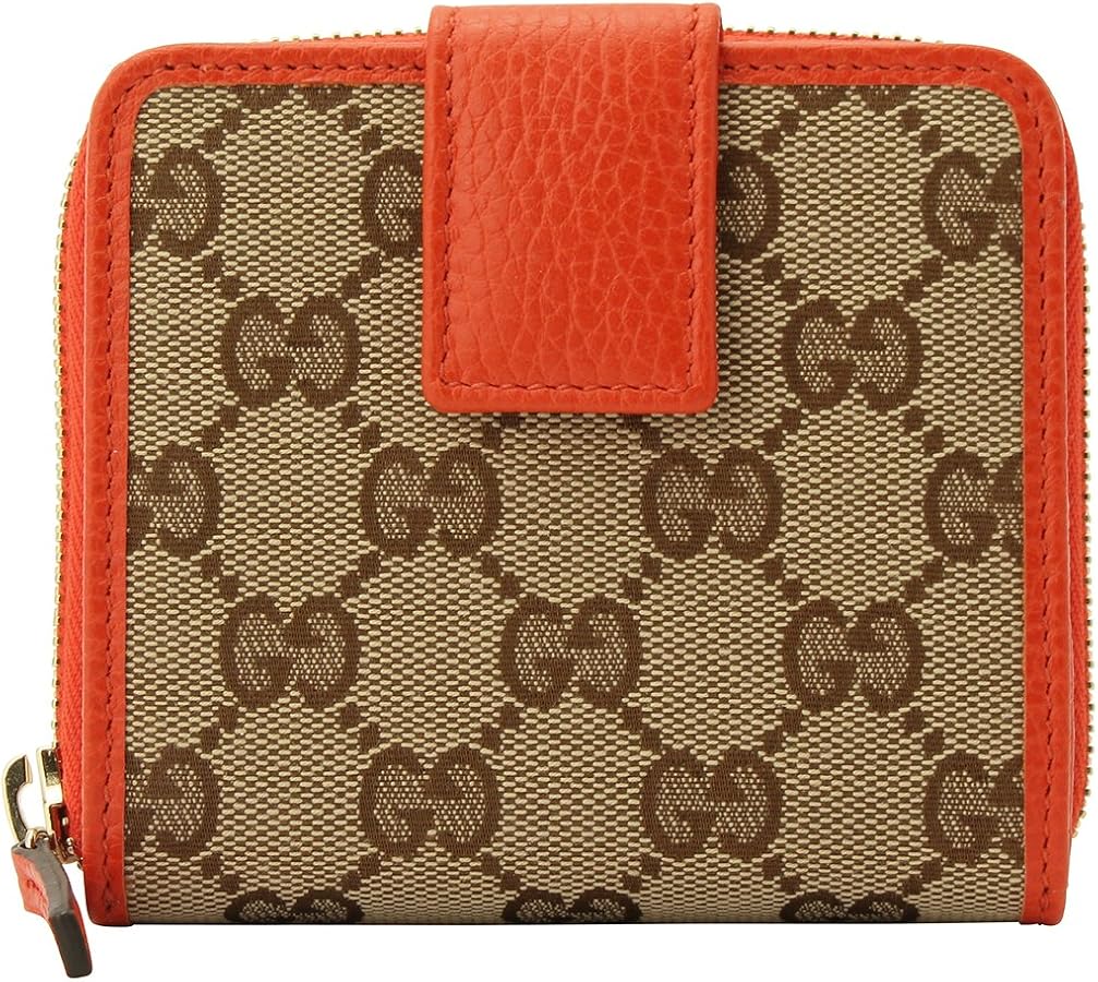 新品♡GUCCI グッチ GGキャンバス×レザー 財布 ベージュ レッド 赤 Amazon | [グッチ] 財布 二つ折り GG キャンバス レザー 346056