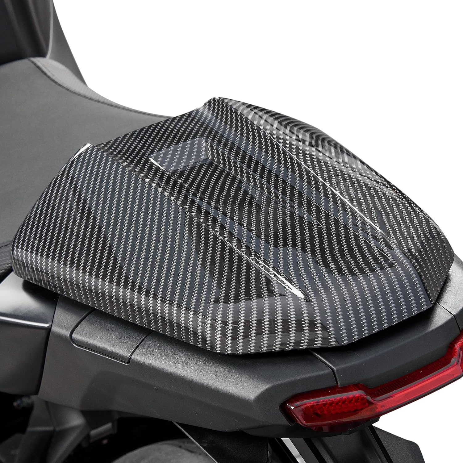 Motorcycle Rear Seat Cowl for Yamaha MT-07 FZ-07 2025 MT07 FZ07 Tail Passenger Seat Fairing Pillion Cover Set (Carbon Fiber)