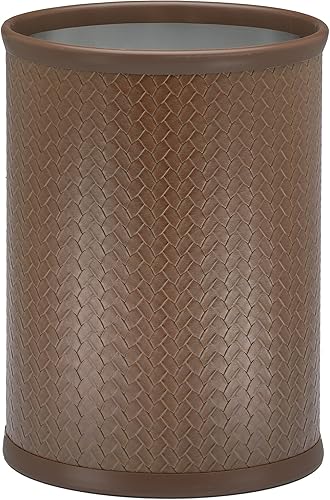 Miniatura 5 de Kraftware otorgar Signature Home San Remo Pinecone Ronda Waste Basket, 10.75," café