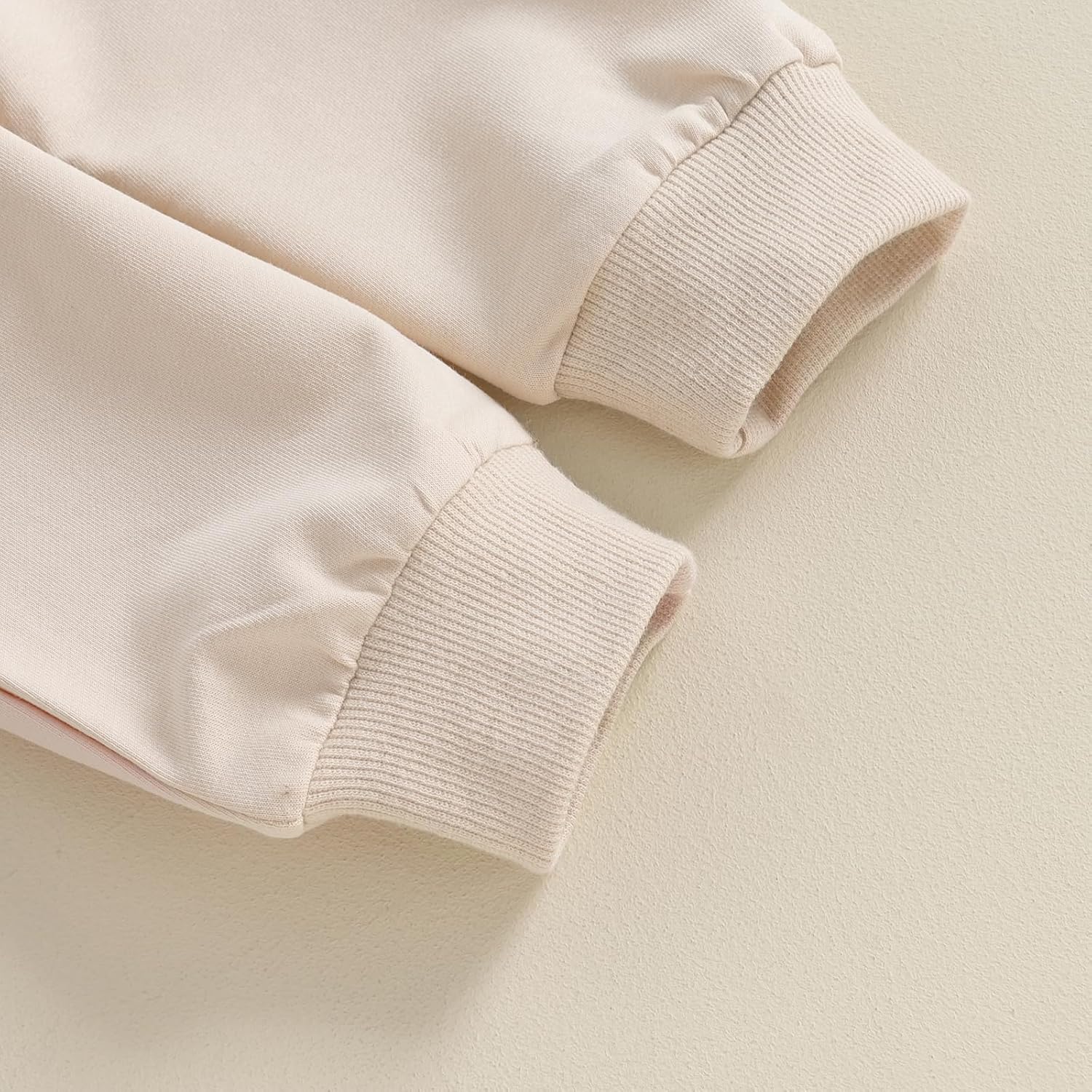 Kupretty Toddler Baby Boy Fall Winter Clothes Color Block Long Sleeve Sweatshirt Pullover Tops + Joggers Pants Outfit Set Game Day-beige 6-12 Months image 5 of 7 B0CJWZDCT8