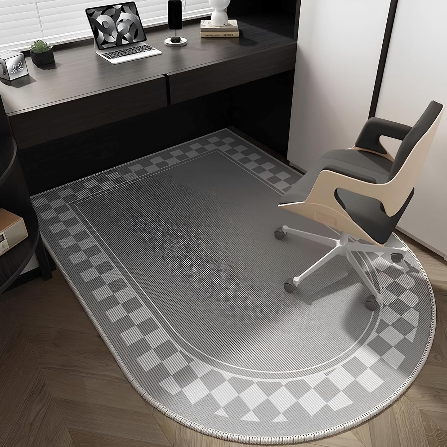 SSDDLZEQ Premium durable range Office Chair Mats Are Suitable For Use On Both Carpet And Hardwood Floors(Lattice,100x120cm)