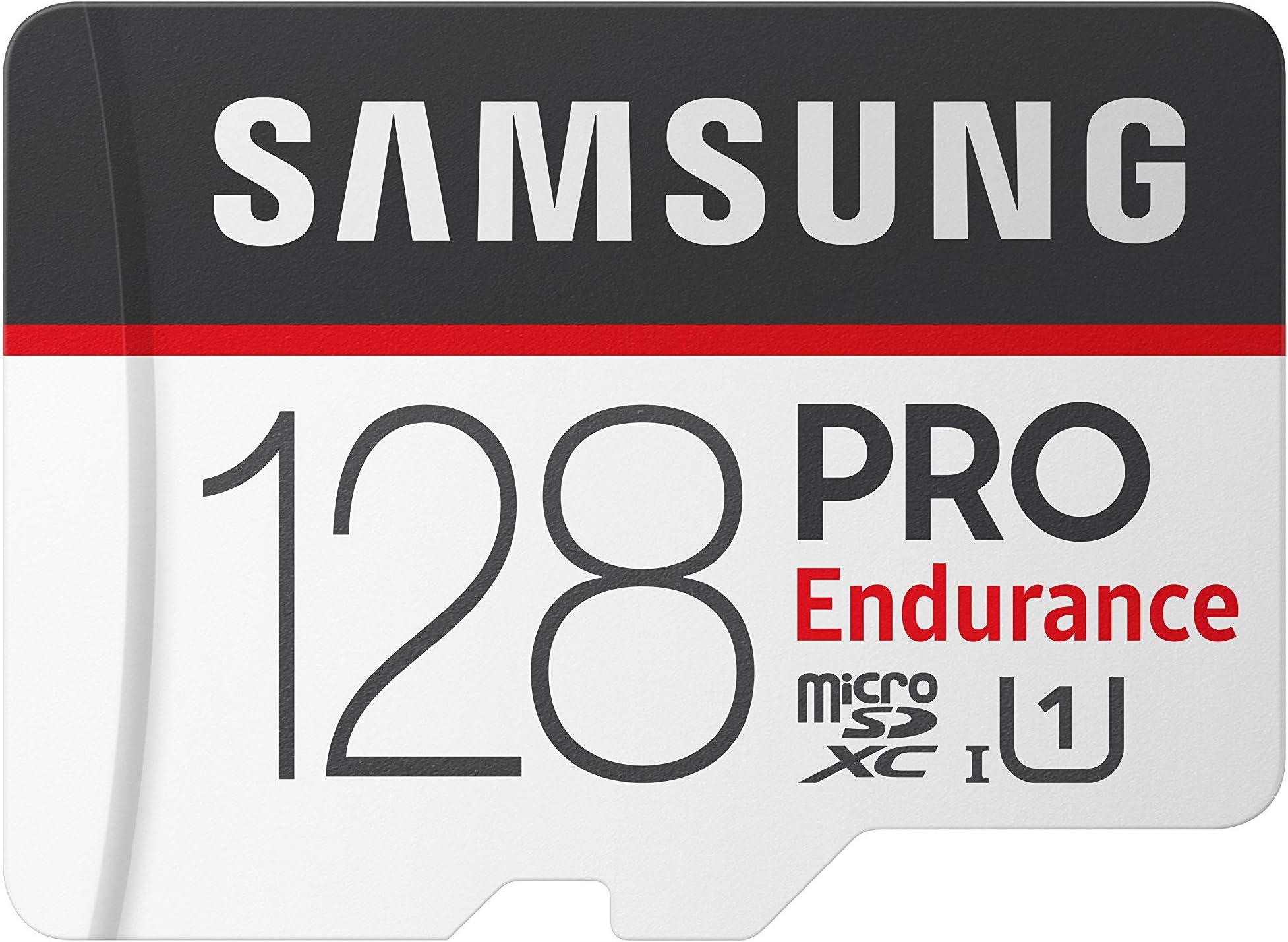 PRO Endurance 128GB 100MB/s (U1) MicroSDXC Memory Card with Adapter (MB-MJ128GA/AM)
