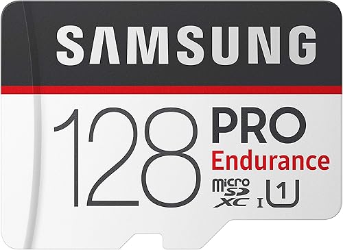 Samsung PRO Endurance - Tarjeta de memoria MicroSDXC con adaptador (MB-MJ128GAAM) (128 GB, 100 MBs (U1)