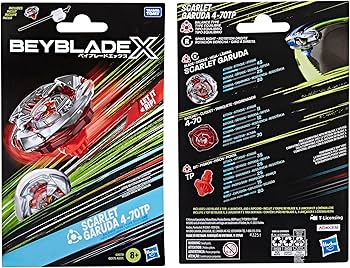 イタミ有　旭光の剣士 グルウィント SP 4枚セット Amazon.com: Beyblade X Scarlet Garuda 4-70TP BX Starter Pack Set