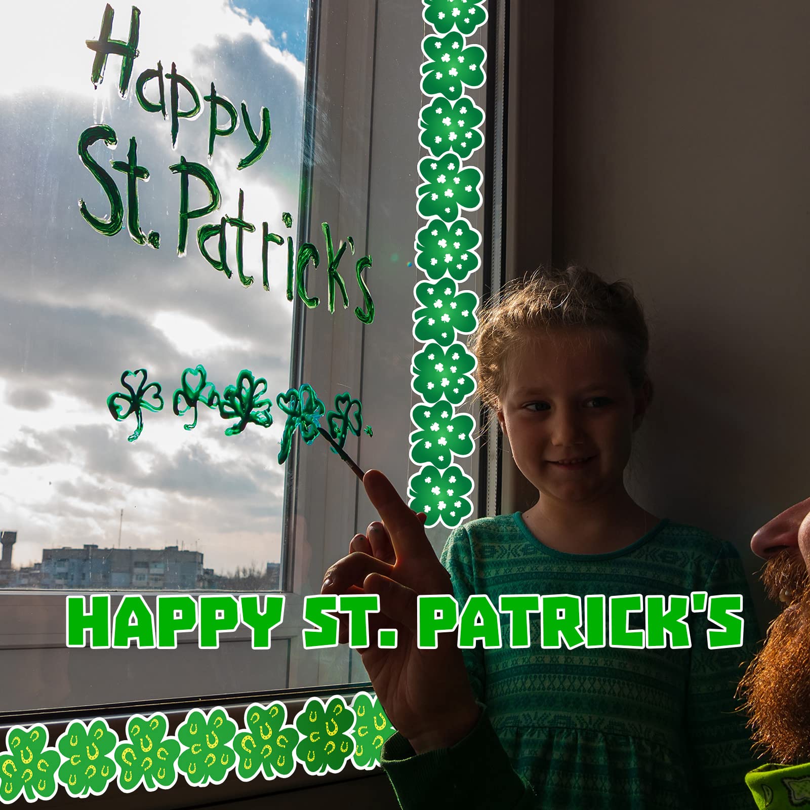 Snapklik.com : 4 Rolls 131 Ft St Patricks Day Shamrock Bulletin Board ...