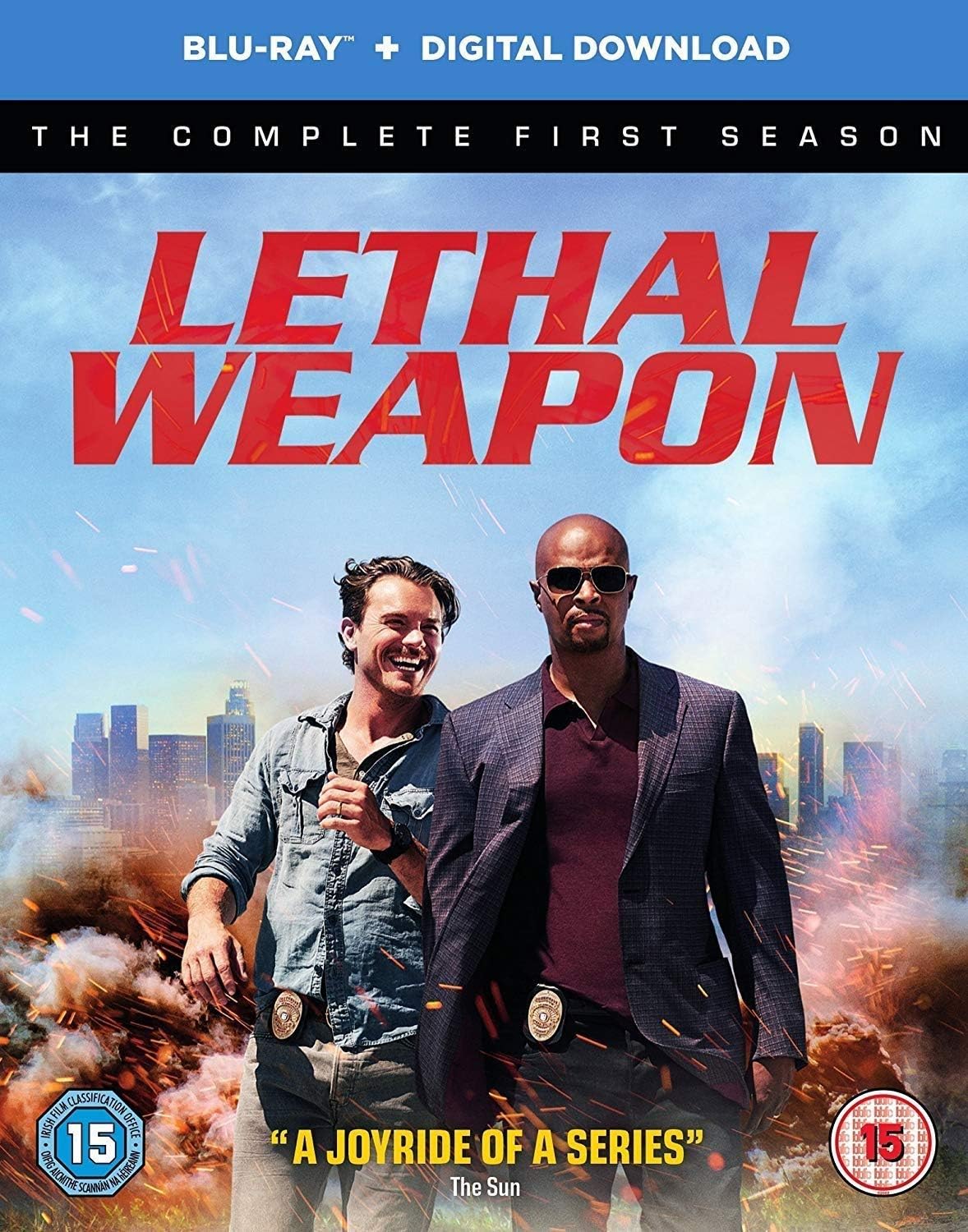 Lethal Weapon: The Complete Season 1 (Blu-ray + Digital Download + UV) (3-Disc) (Uncut | Slipcase Packaging | Region Free Blu-ray | UK Import)