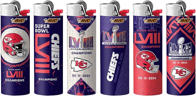 Encendedores BIC Maxi Pocket edición especial 6 unidades miniatura 2