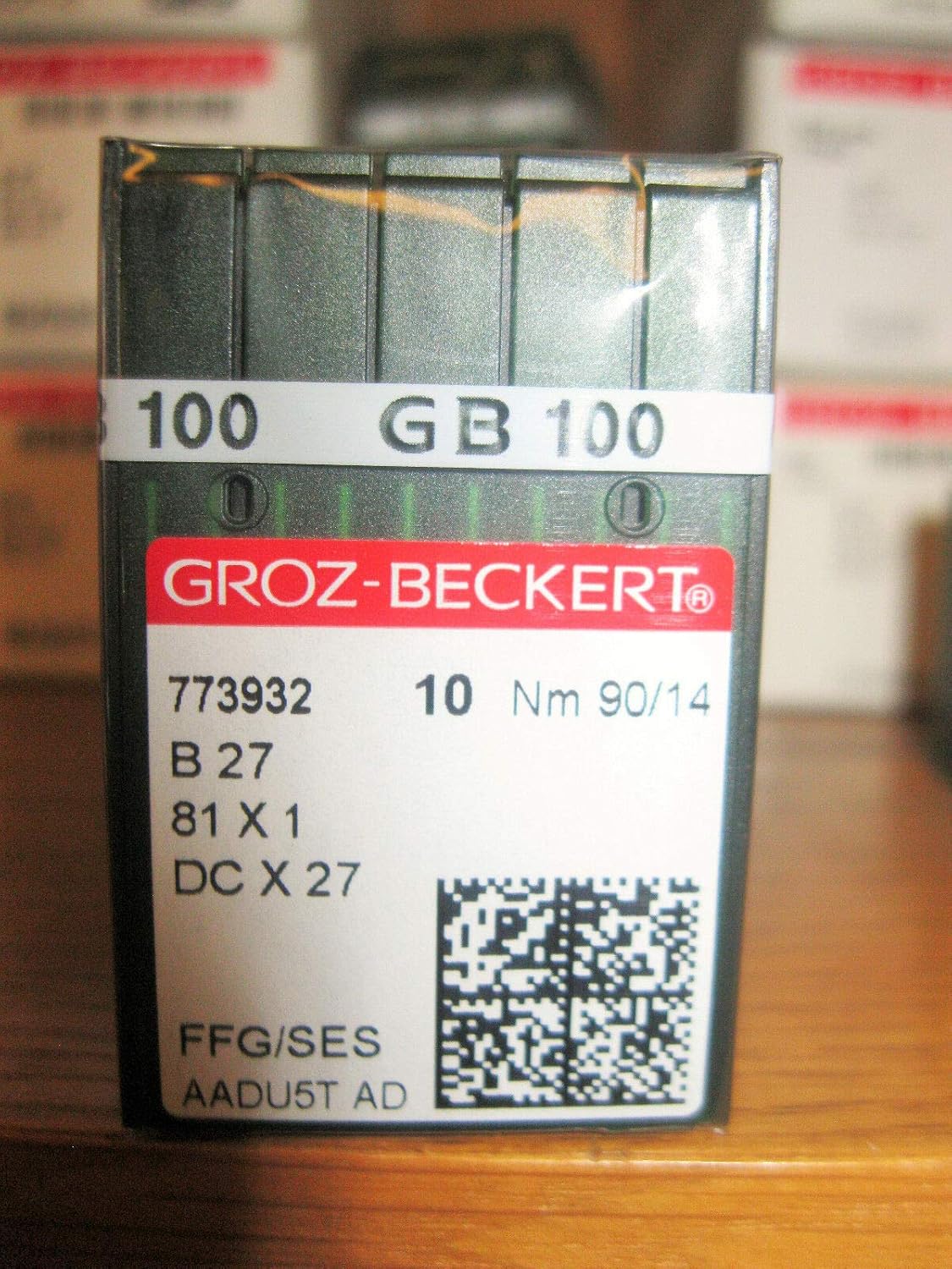 100 Groz-Beckert B27 DCX27 Ball Point Overlock Sewing Machine Needles (Size 16 (Metric 100))
