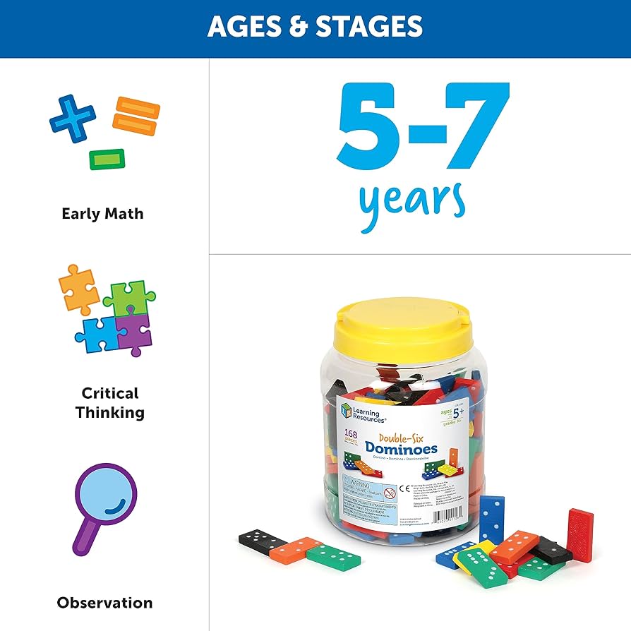 Learning Resources Numberblocks Dominoes Set Dominos For Kids Domino Tile