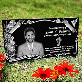 16x8 Personalized Memorial Stones
