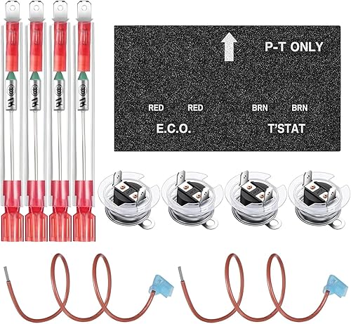 Miniatura 8 de Yetaha Paquete de 10 piezas de repuesto para calentador de agua para autocaravana Atwood 93866, piezas de fusible térmico para calentadores de agua