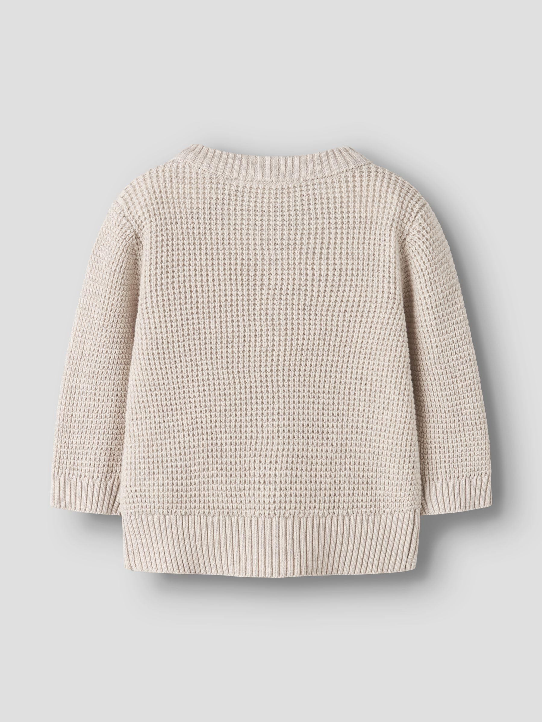 NAME IT Cardigan en Maille en Maille gaufrée