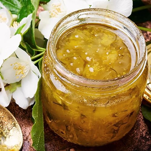 Miniatura 10 de Birch & Meadow 8 onzas de capullos florales de jazmín, seco, ingrediente de té, sin aroma añadido