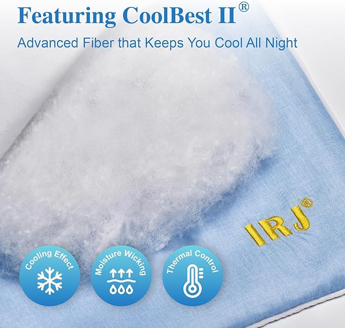 Almohada Fibra de Poliéster 72.9 cm x 45 cm Refrescante miniatura 4