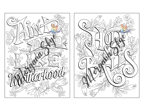 Miniatura 8 de Swear Word Coloring Book for Moms Motivational Quotes and Doodle Therapy for Stressed Out Moms Who Deserve a Break (and a Glass of Wine!)