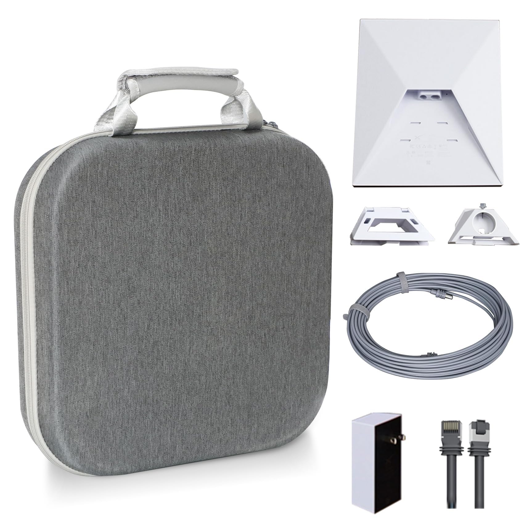 Starlink Mini Carry Case – Outdoor Travel Case for Standard Starlink Mini Accessories, Large Capacity, Semi-Rigid EVA Protection-image-35