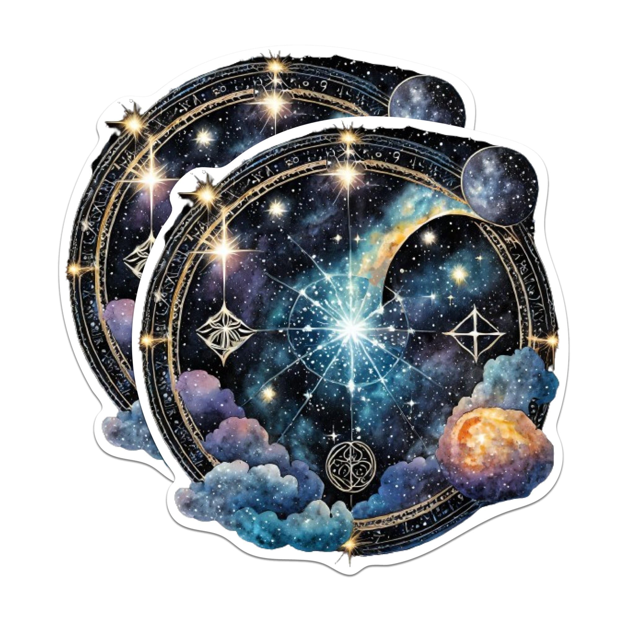 Bliss Monkey Co. (2 Pack) - 5" On Longest Side - Premium Magnet - for Cars, Refrigerators, Toolboxes, Lockers- Made in USA - MAG0716