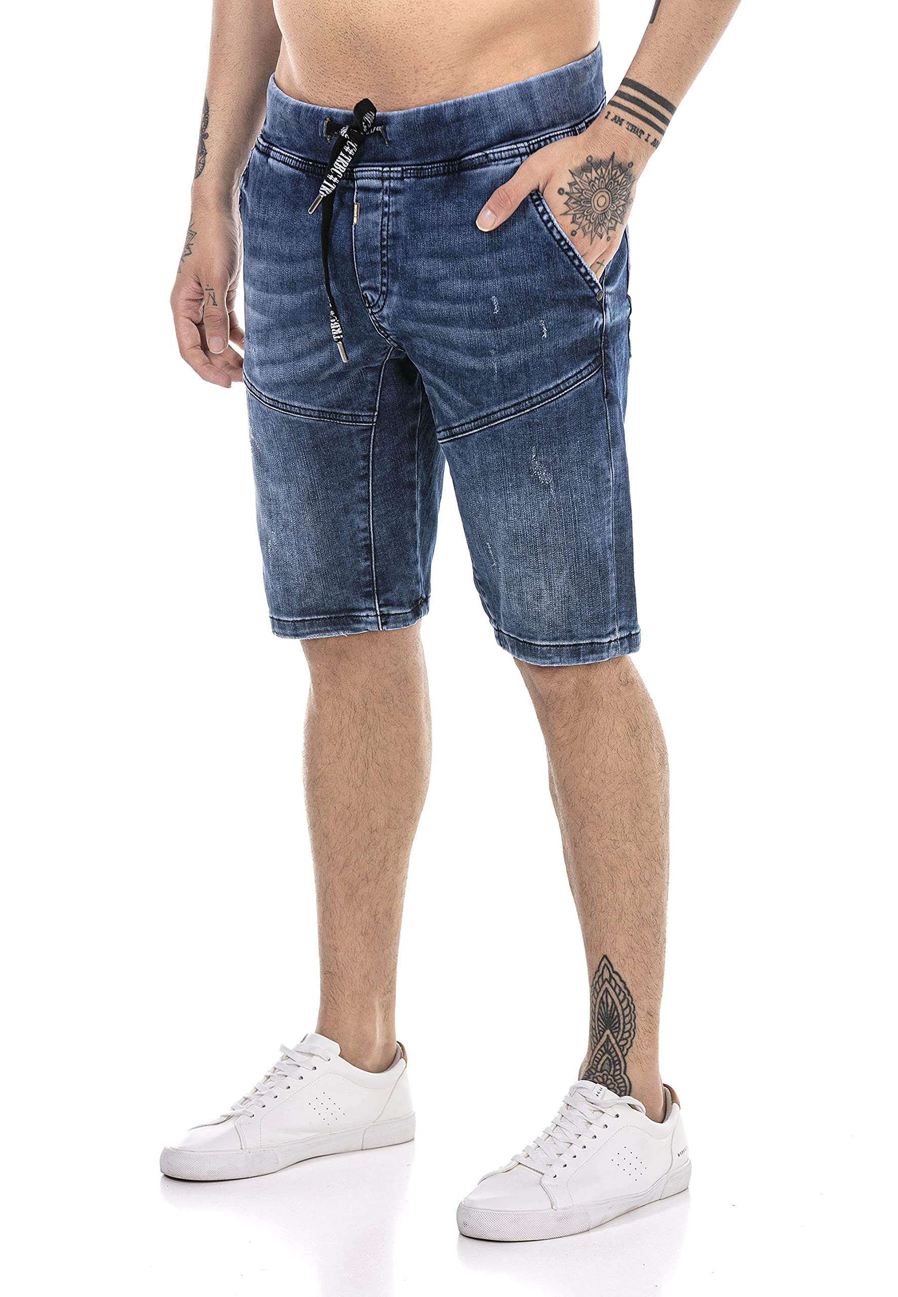 RED BRIDGE Vaqueros Cortos para Hombre Jeans Shorts Denim Estilo Chándal