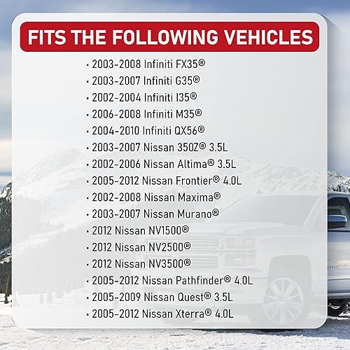 Miniatura 5 de Juego de 2 sensores de posición del árbol de levas - Compatible con Nissan e Infiniti 3.5L, 4.0L V6 Altima, Maxima, 350Z, Pathfinder, FX35, G35,