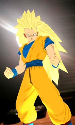 [AR] Goku SSJ 3 Virtual Action Figure!