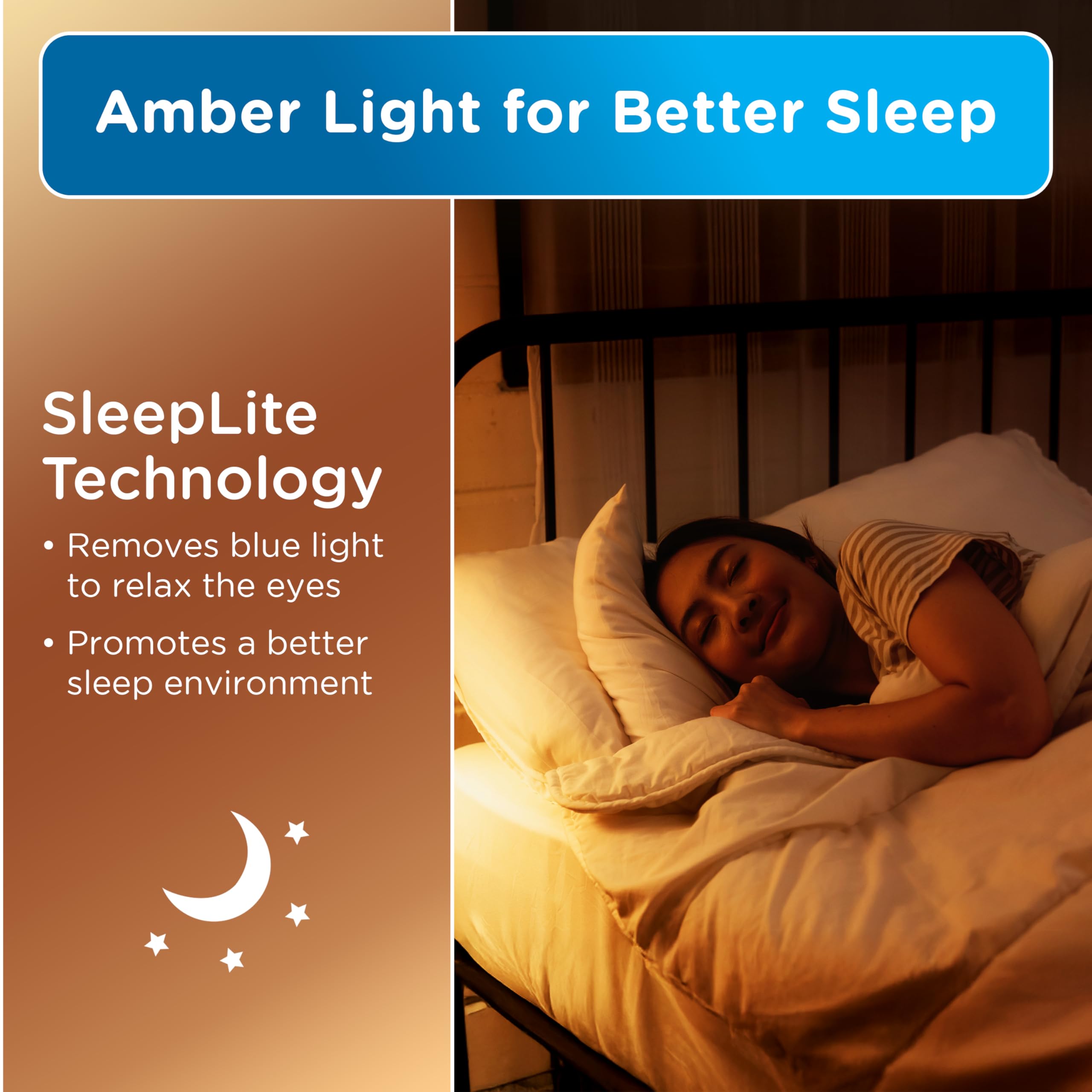 SHE‘ll SLEEP 「See The Light」 Enbrighten SleepLite Motion Sensor Night Lights Plug Into Wall