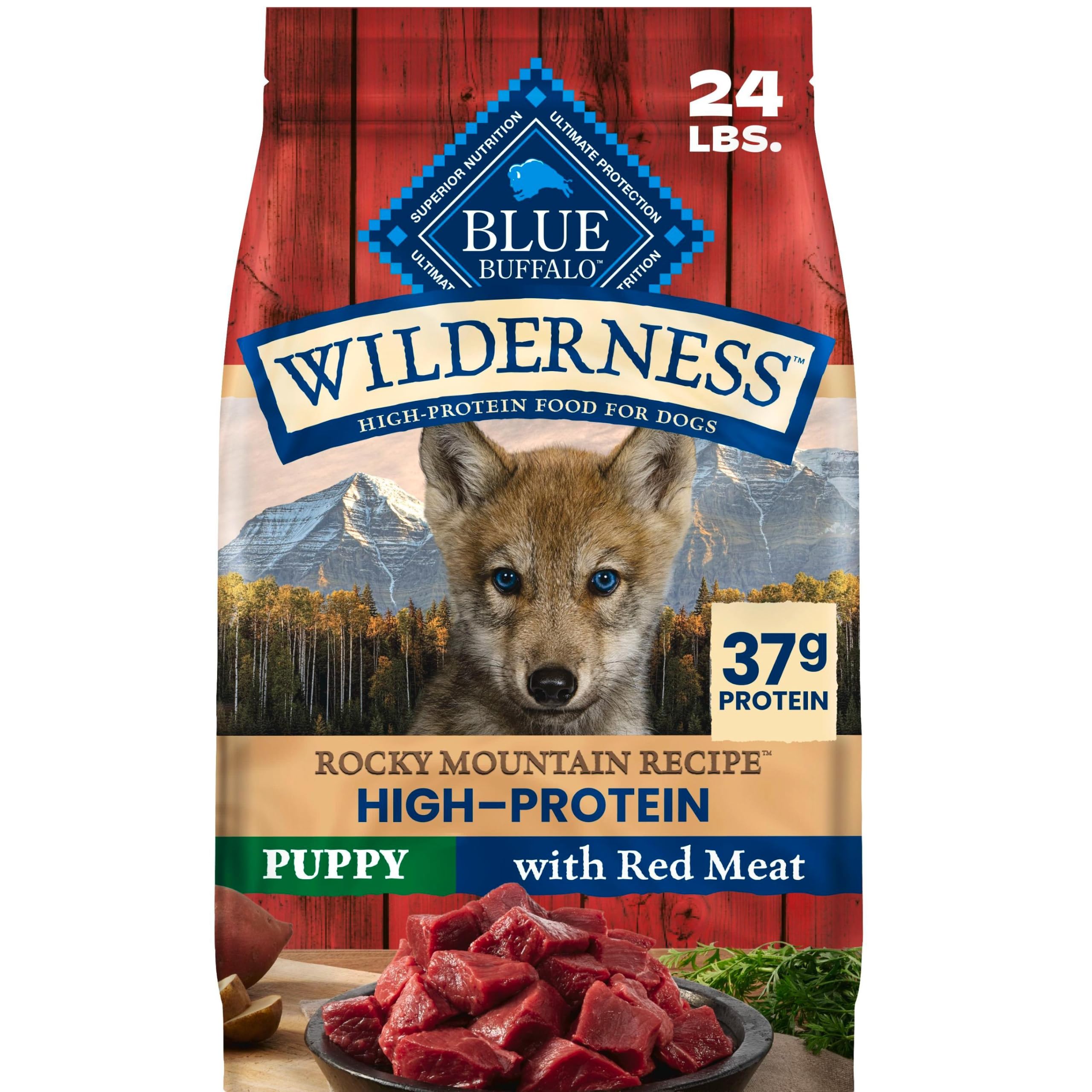 Blue Buffalo Wilderness Rocky Mountain Recipe Puppy