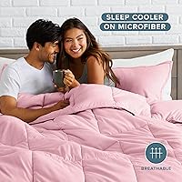 Vista 76 de Bare Home Comforter Set - King/California King Size - Ultra-Soft - Goose Down Alternative - Premium 1800 Series - All Season Warmth