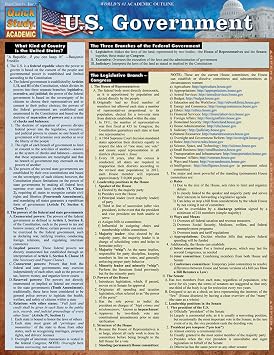 U.S. Government: a QuickStudy Laminated Reference Guide (Quick Study: Academic)
