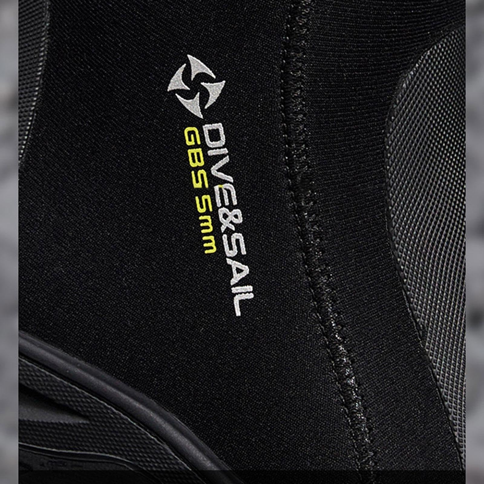 Bottes de Plongée Bottillons En Néoprène Chaussures de Mer Chaussons Antidérapants avec Fermeture Éclair et Semelle En Caoutchouc Adapté pour La